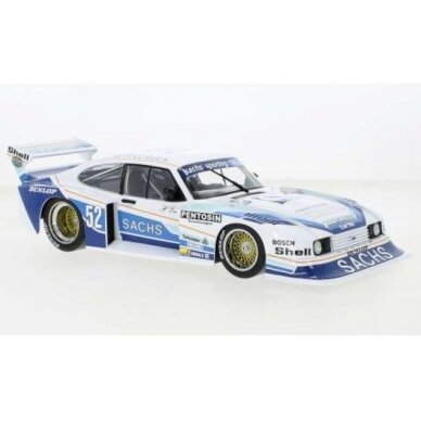 PRE-ORD3R MCG 1/18 1980 Ford Capri Turbo Gr.5 #52 H.Ertl *Sachs* DRM Zolder, white/blue