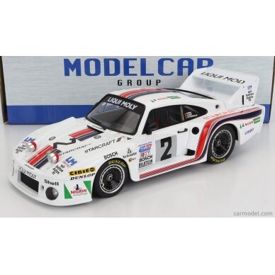 PRE-ORD3R MCG Modeliukas 1/18 1980 Porsche 935 J, #2 Liqui Moly, IMSA, 24h Daytona, V.Merl/R.Joest/R.Stommelen