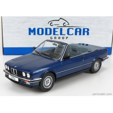 PRE-ORD3R MCG Modeliukas 1/18 1985 BMW 325i(E30) Cabriolet, blue metallic