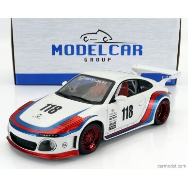 PRE-ORD3R MCG Modeliukas 1/18 2020 Porsche Old & New 997, white/decor - Martini Basis: 911 (997)