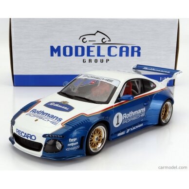 PRE-ORD3R MCG Modeliukas 1/18 2020 Porsche Old & New 997, white/decor - Rothmans Basis: 911 (997)