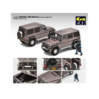 Era Car Modeliukas Mercedes Benz G63, dakota brown metallic (SDU)