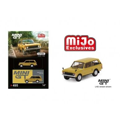 PRE-ORD3R Mini GT Modeliukas 1/64 1971 Range Rover, bahama gold