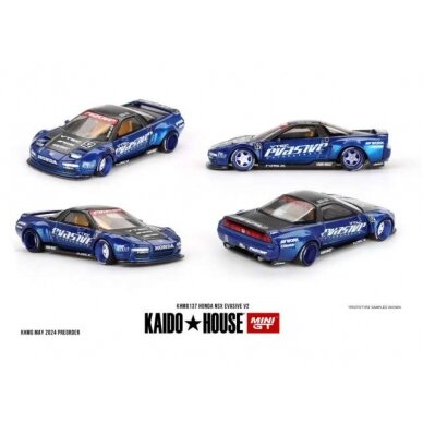 PRE-ORDER Mini GT  1/64 1990 Honda NSX Evasive V2, blue