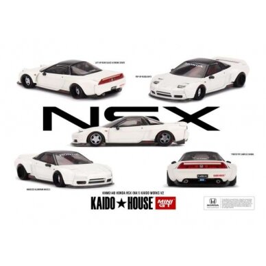 PRE-ORDER Mini GT  1/64 1990 Honda NSX (NA1) Kaido Works V2, white