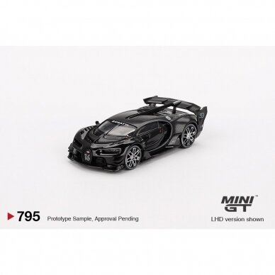 PRE-ORD3R Mini GT 1/64 2015 Bugatti Vision Gran Turismo, black