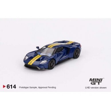 PRE-ORD3R Mini GT 1/64 2020 Ford GT, blue