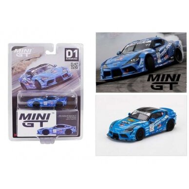 PRE-ORD3R Mini GT 1/64 2020 Toyota GR Supra #77 Fat Five Racing D1 GP