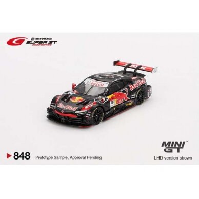 PRE-ORD3R Mini GT 1/64 2022 Honda NSX GT #16 Red Bull Motul Mugen Super GT Series, black/red/yellow