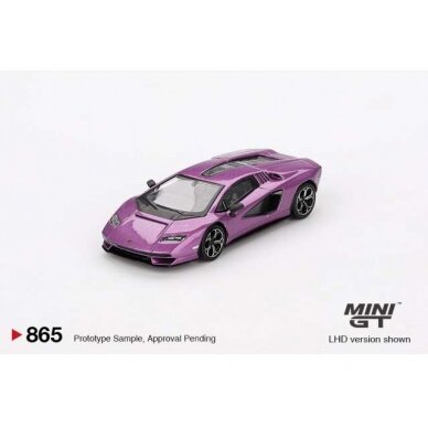 PRE-ORD3R Mini GT 1/64 2023 Lamborghini Countach LPI 800-4 Viola 30th, purple