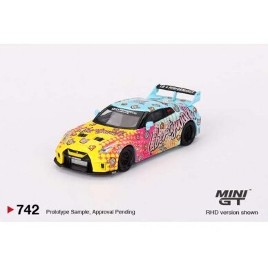 PRE-ORD3R Mini GT 1/64 2023 Nissan GTR (35) LB-Silhouette Ver.1, various