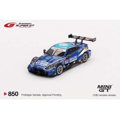 PRE-ORD3R Mini GT Modeliukas 1/64 2023 Nissan Z GT500 #24 Kondo Racing Advin Z Super GT Series, blue