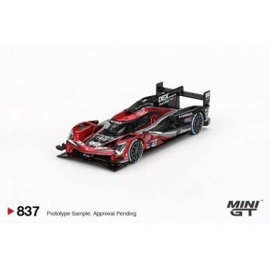 PRE-ORD3R Mini GT Modeliukas 1/64 2024 Acura ARX-06 GPT #40 Wayne Taylor Racing Sebring 12hrs Winner, black/red