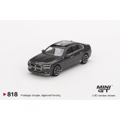 PRE-ORD3R Mini GT 1/64 2024 BMW 17 Xdrive 60, dravit grey