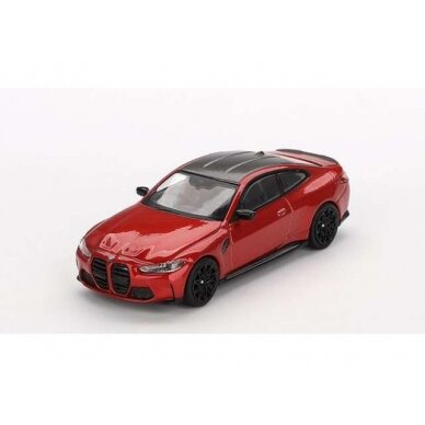 PRE-ORD3R Mini GT Modeliukas 1/64 2024 BMW M4 (G82) Competition, sakhir orange