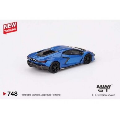 PRE-ORD3R Mini GT 1/64 2024 Lamborghini Revuelto, blue