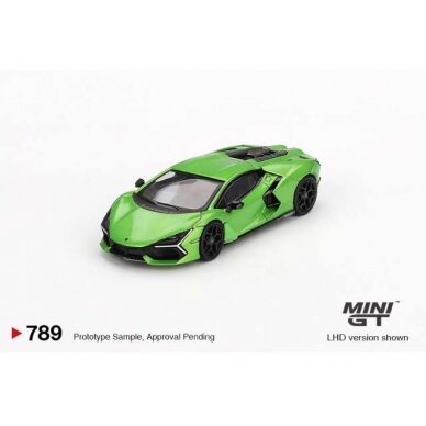 Mini GT Modeliukas 1/64 2024 Lamborghini Revuelto, verde selvans