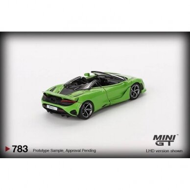 Mini GT Modeliukas 1/64 2024 McLaren 720S Spider, green (yra Sandėlyje)