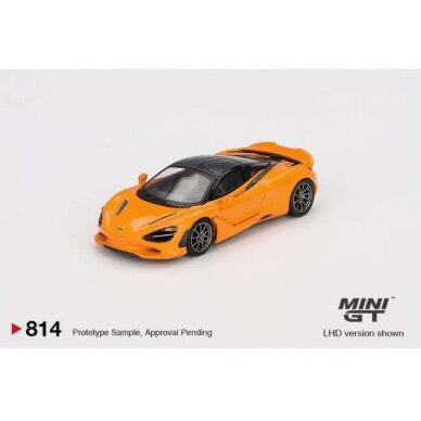 PRE-ORD3R Mini GT Modeliukas 1/64 2024 Mclaren 750S, mclaren orange