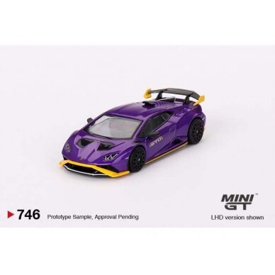 PRE-ORD3R Mini GT 1/64 22023 Lamborghini Huracan STO, purple