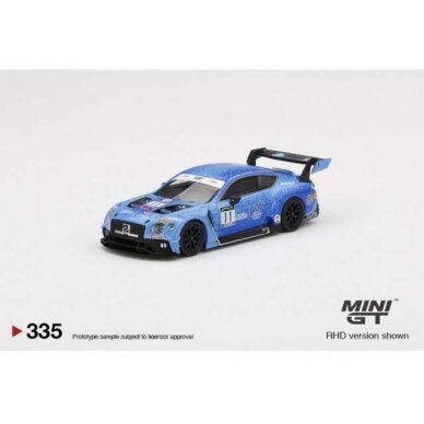 Mini GT Modeliukas 1/64 Bentley Continental GT3 #11 Team Parker 2020 *Total* 24H of Spa