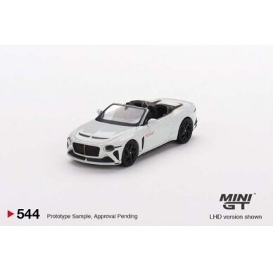 Mini GT Modeliukas 1/64 Bentley Mulliner Bacalar Car Zero, white