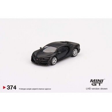 Mini GT Modeliukas 1/64 Bugatti Chiron Super Sport 300, matt black (yra Sandėlyje)