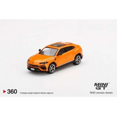 PRE-ORD3R Mini GT 1/64 Lamborghini Urus, orange