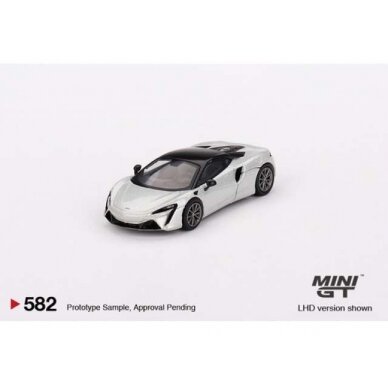 PRE-ORD3R Mini GT Modeliukas 1/64 McLaren Artura, ice silver