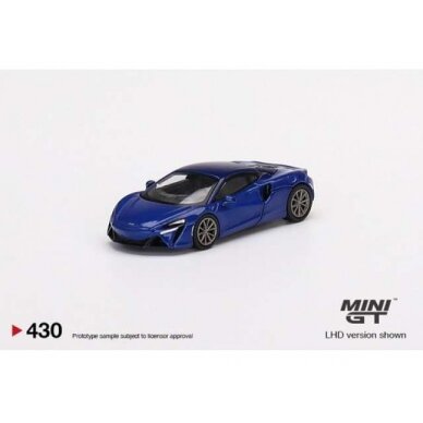 PRE-ORD3R Mini GT 1/64 McLaren Artura Volcano, blue