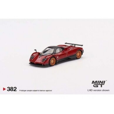 Mini GT Modeliukas 1/64 Pagani Zonda F Rosso Dubai, red