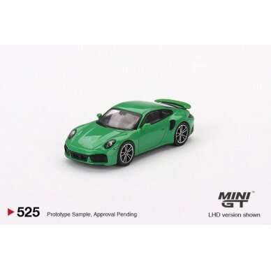 PRE-ORD3R Mini GT 1/64 Porsche 911 Turbo S, python green