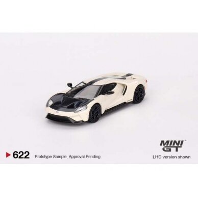 PRE-ORD3R Mini GT 1964 Ford GT Prototype Heritage Edition, white/black