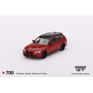 Mini GT Modeliukas 2023 BMW M3 Touring (G81), competition red