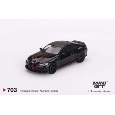 PRE-ORD3R Mini GT Modeliukas 2023 BMW M4 CSL, black