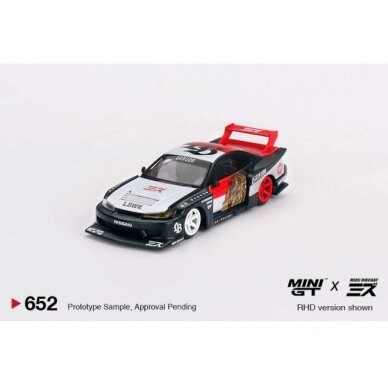 Mini GT Modeliukas LB Super Silhouette Nissan S15 Silvia *Garuda*, black/red/white