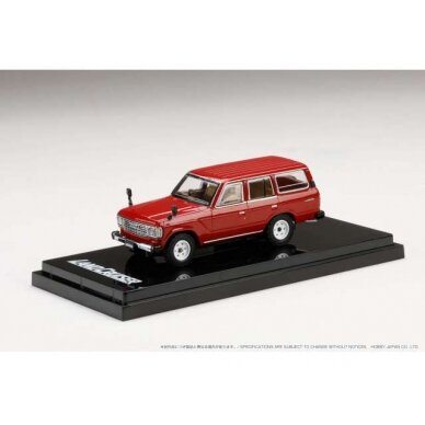 PRE-ORD3R Hobby Japan Modeliukas 1981 Toyota Landcruiser 60 GX, free born red