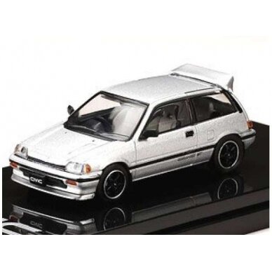 PRE-ORD3R Hobby Japan 1984 Honda Civic Si (AT), silver metallic