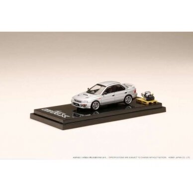 PRE-ORD3R Hobby Japan Modeliukas 1992 Subaru Impreza WRX (GC8), light silver metallic