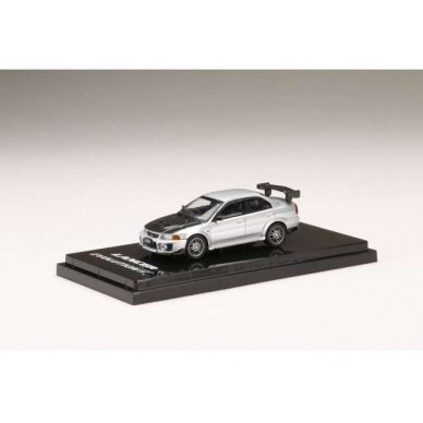 PRE-ORD3R Hobby Japan Modeliukas 1998 Mitsubishi Lancer GSR Evolution 5 (Customized Version), silver