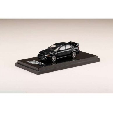 PRE-ORD3R Hobby Japan 1999 Mitsubishi Lancer GSR Evolution 6 (CP9A), pyrenees black