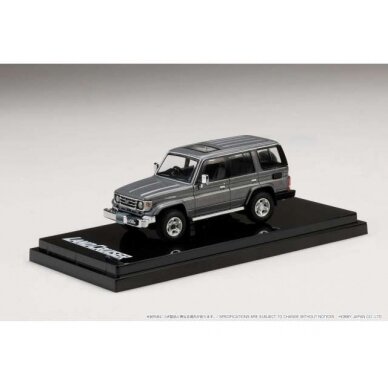 PRE-ORD3R Hobby Japan Modeliukas 2001 Toyota Landcruiser 70 ZX 4 Door, grey metallic