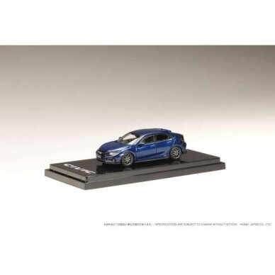 PRE-ORD3R Hobby Japan Modeliukas 2020 Honda CIVIC H/B FK7 Customized Version, obsidian blue pearl