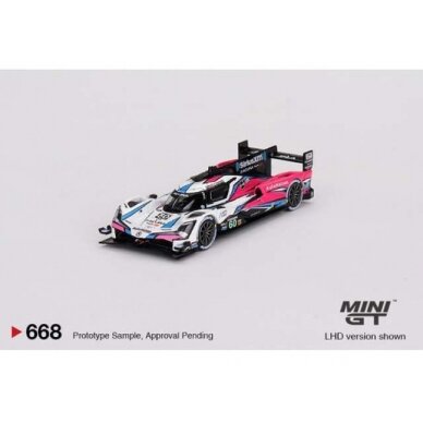 PRE-ORD3R Mini GT 2023 Acura ARX-06 GTP #60 Meyer Shank Racing
IMSA Daytona 24 Hrs Winner, white/black/pink