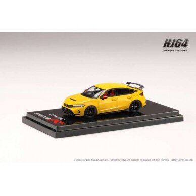 PRE-ORD3R Hobby Japan Modeliukas Honda Civic Type R (FL5) Genuine Options, yellow