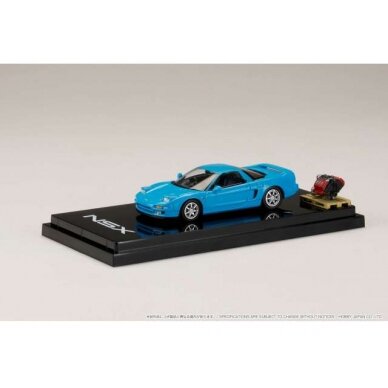 PRE-ORD3R Hobby Japan Modeliukas Honda NSX Coupe with Engine Display Model, Phoenix blue