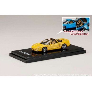 PRE-ORD3R Hobby Japan Honda NSX Type T with Detachable Roof, indy yellow pearl