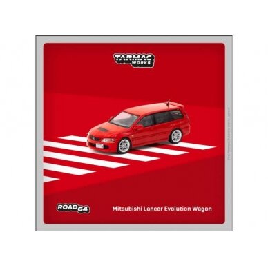 Tarmac Works Mitsubishi Lancer Evolution Wagon, red