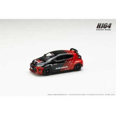 PRE-ORD3R Hobby Japan Toyota GRMN Yaris Circuit Package *Yokohama ADVAN*, black/red