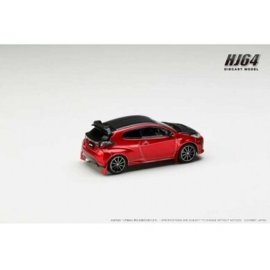 PRE-ORD3R Hobby Japan Modeliukas Toyota GRMN Yaris Rally Package with GR Parts, emotional red II